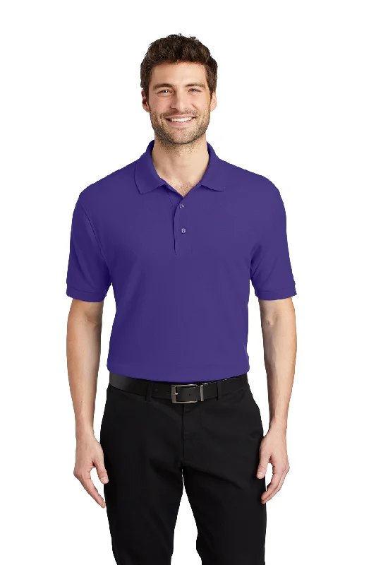 Port Authority K500 Silk Touch Polo - Purple